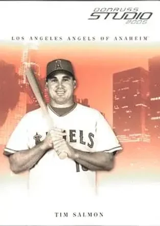 2005 Donruss Studio #12 - Tim Salmon - Los Angeles Angels