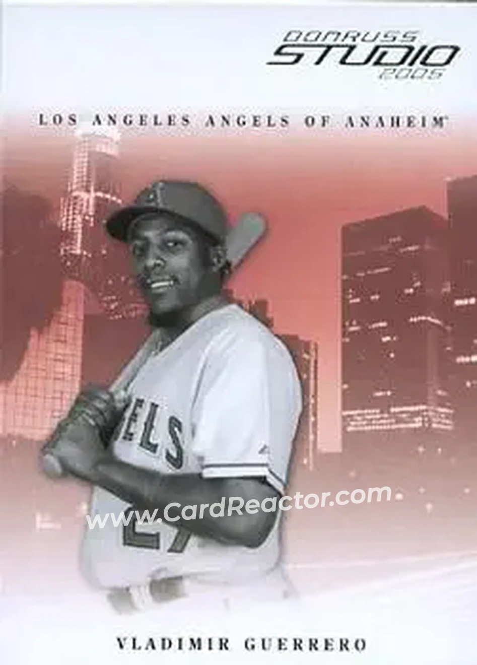 2005 Donruss Studio #13 - Vladimir Guerrero - Los Angeles Angels - Front