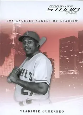 2005 Donruss Studio #13 - Vladimir Guerrero - Los Angeles Angels