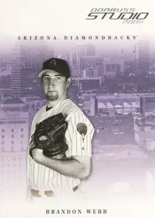 2005 Donruss Studio #14 - Brandon Webb - Arizona Diamondbacks