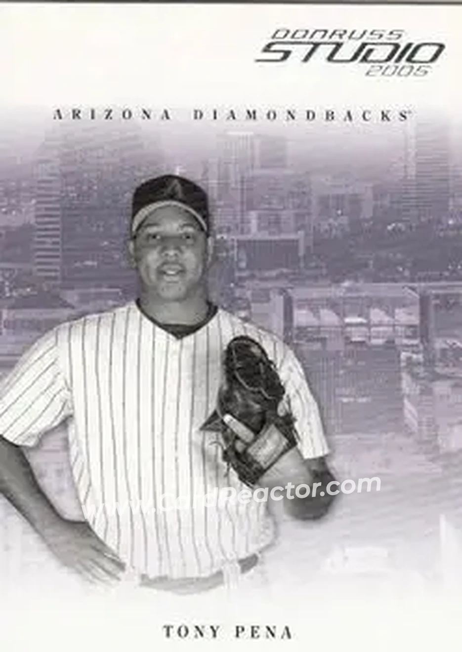 2005 Donruss Studio #18 - Tony Pena - Arizona Diamondbacks - Front
