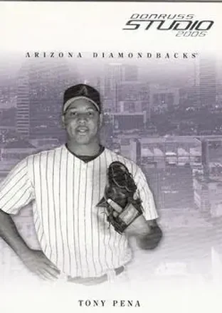 2005 Donruss Studio #18 - Tony Pena - Arizona Diamondbacks