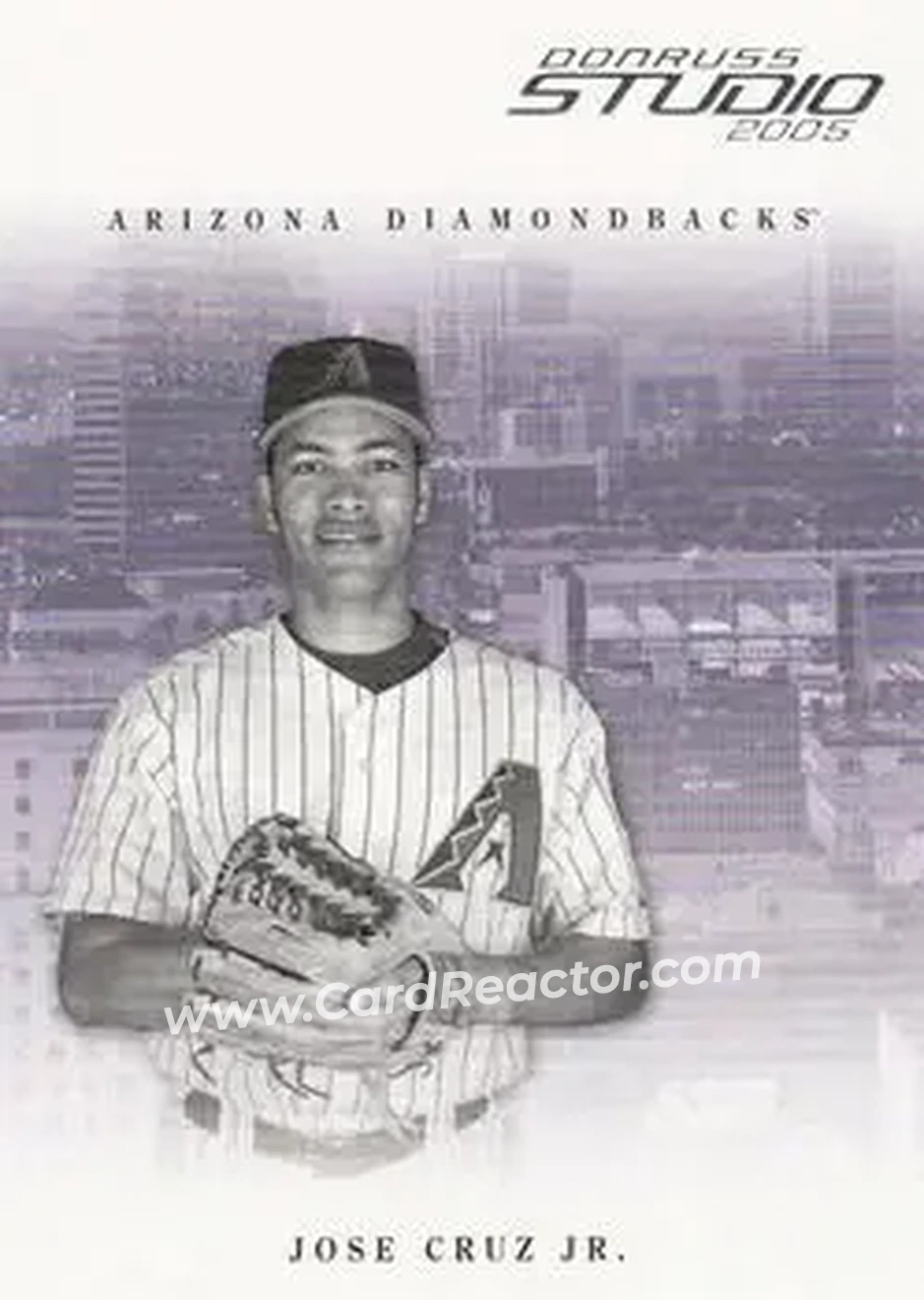 2005 Donruss Studio #22 - Jose Cruz - Arizona Diamondbacks - Front