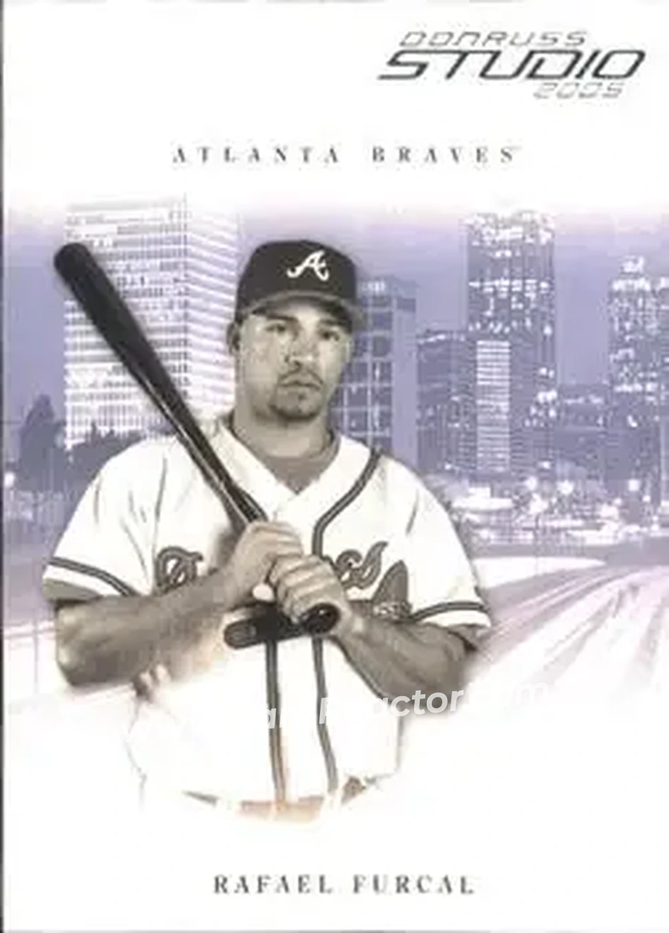 2005 Donruss Studio #32 - Rafael Furcal - Atlanta Braves - Front