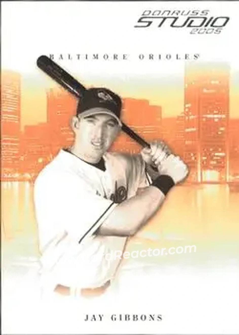 2005 Donruss Studio #36 - Jay Gibbons - Baltimore Orioles - Front