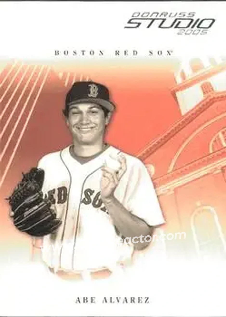 2005 Donruss Studio #42 - Abe Alvarez - Boston Red Sox - Front
