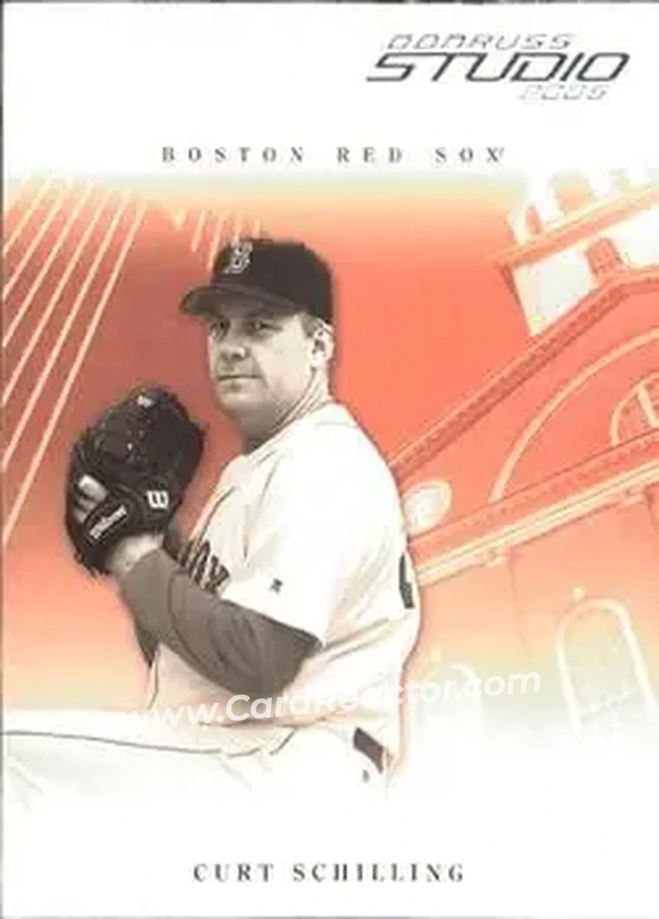 2005 Donruss Studio #44 - Curt Schilling - Boston Red Sox - Front