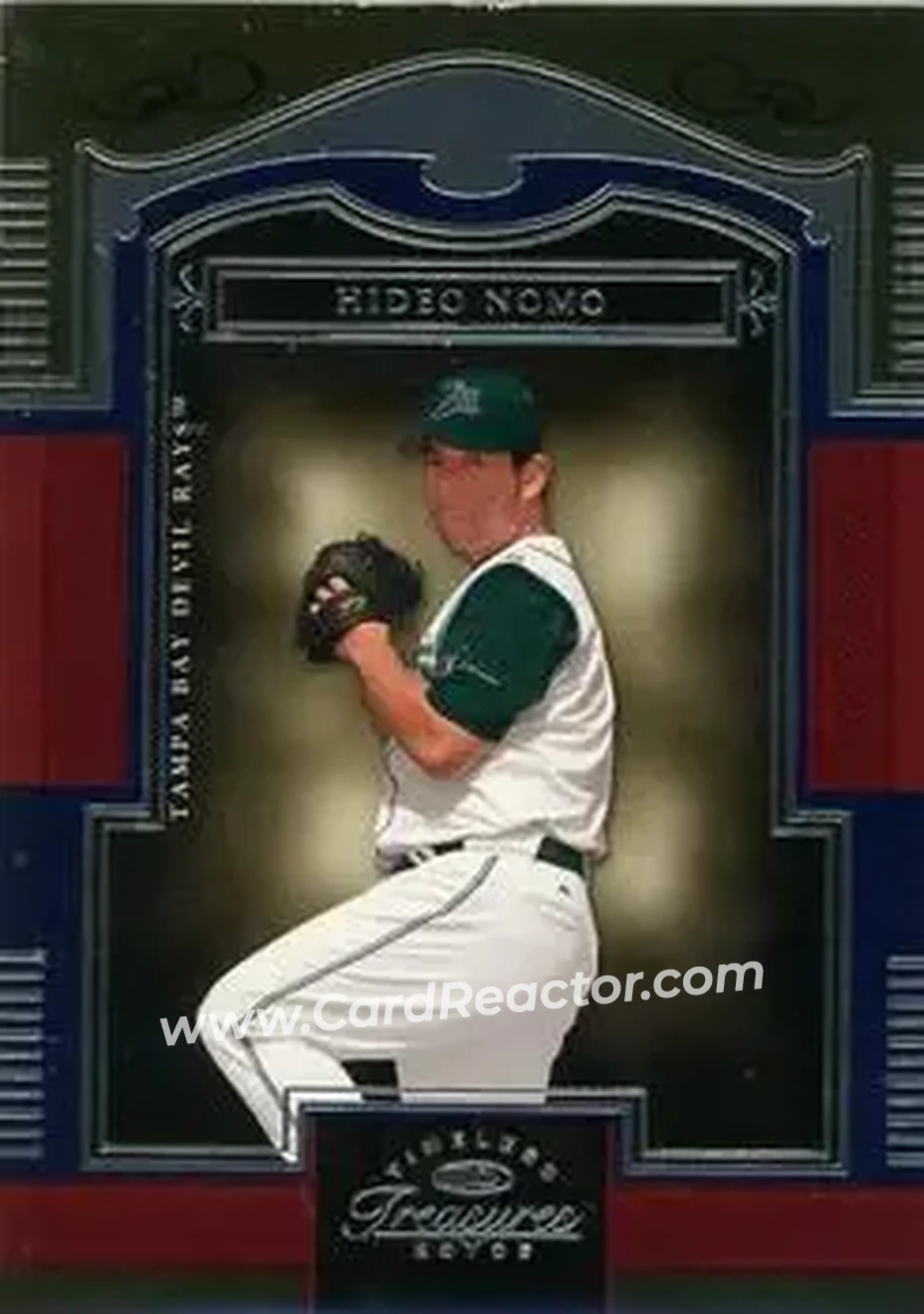 2005 Donruss Timeless Treasures #10 - Hideo Nomo - Tampa Bay Devil Rays - Front