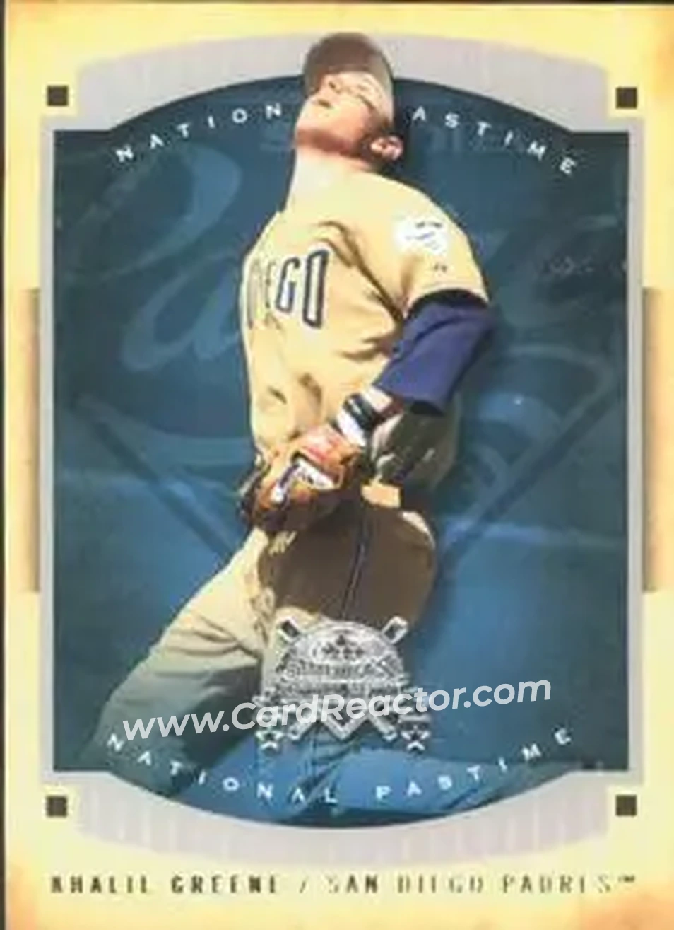 2005 Fleer National Pastime #1 - Khalil Greene - San Diego Padres - Front