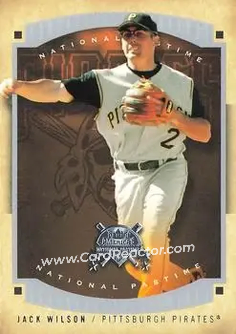 2005 Fleer National Pastime #5 - Jack Wilson - Pittsburgh Pirates - Front 2005 Fleer National Pastime #5 - Jack Wilson - Pittsburgh Pirates - Front