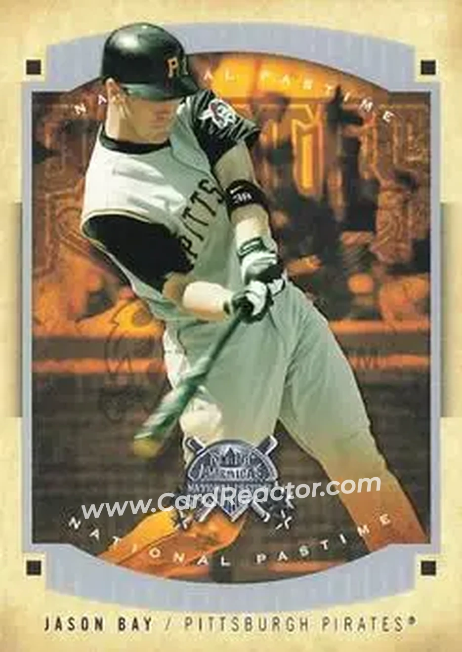 2005 Fleer National Pastime #7 - Jason Bay - Pittsburgh Pirates - Front