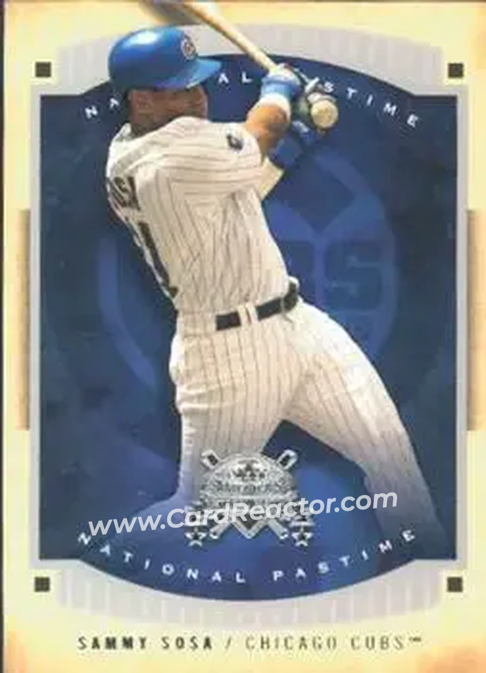 2005 Fleer National Pastime #14 - Sammy Sosa - Chicago Cubs - Front