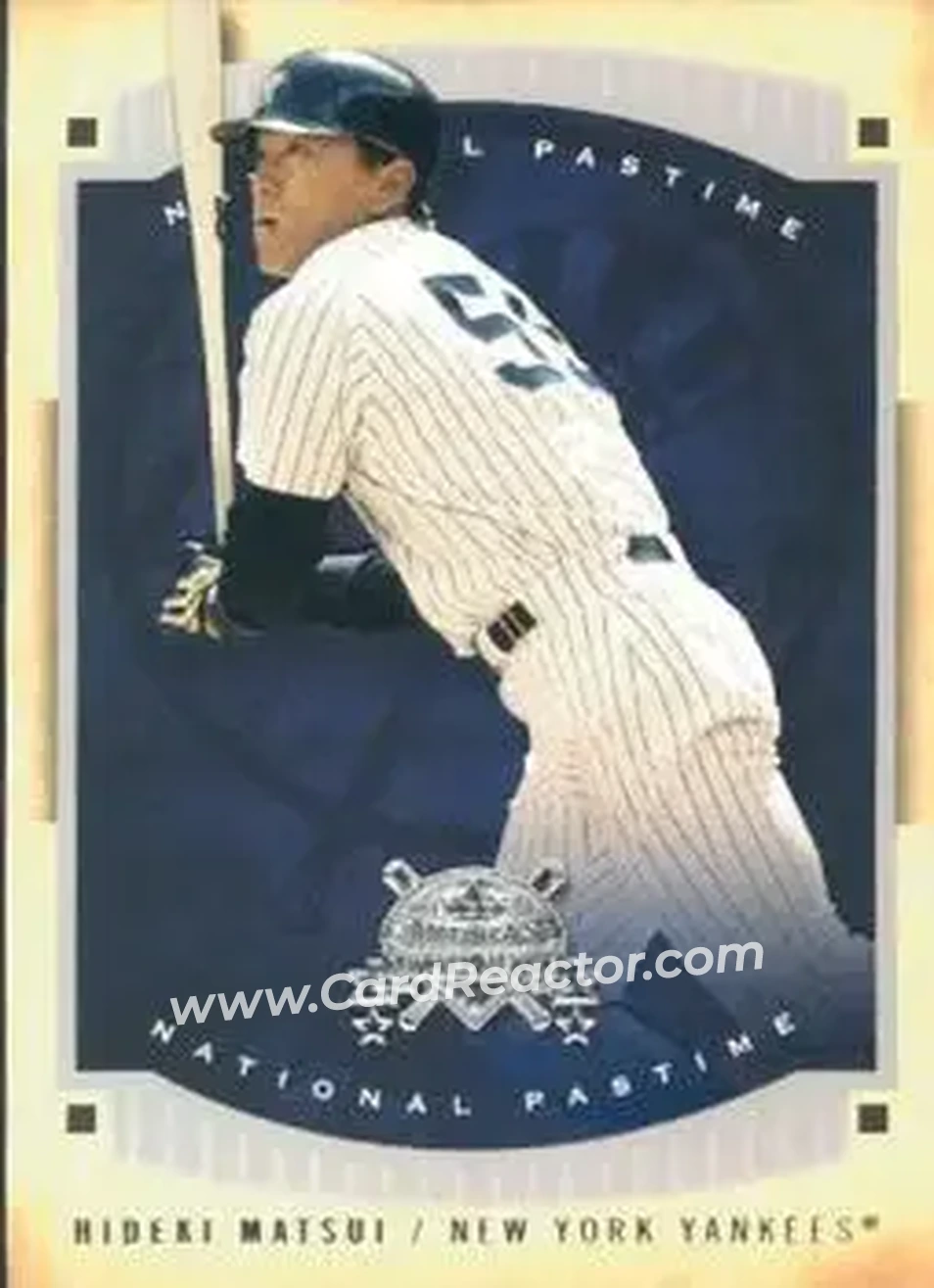 2005 Fleer National Pastime #28 - Hideki Matsui - New York Yankees - Front 2005 Fleer National Pastime #28 - Hideki Matsui - New York Yankees - Front