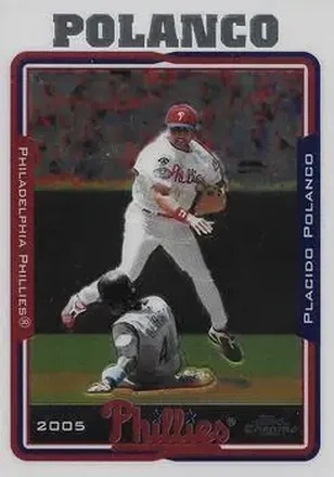 2005 Topps Chrome #2 - Placido Polanco - Philadelphia Phillies