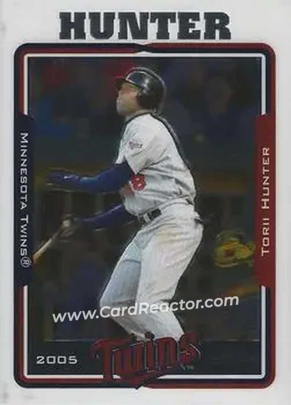 2005 Topps Chrome #3 - Torii Hunter - Minnesota Twins - Front