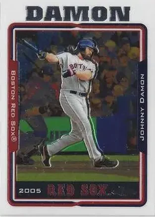 2005 Topps Chrome #5 - Johnny Damon - Boston Red Sox