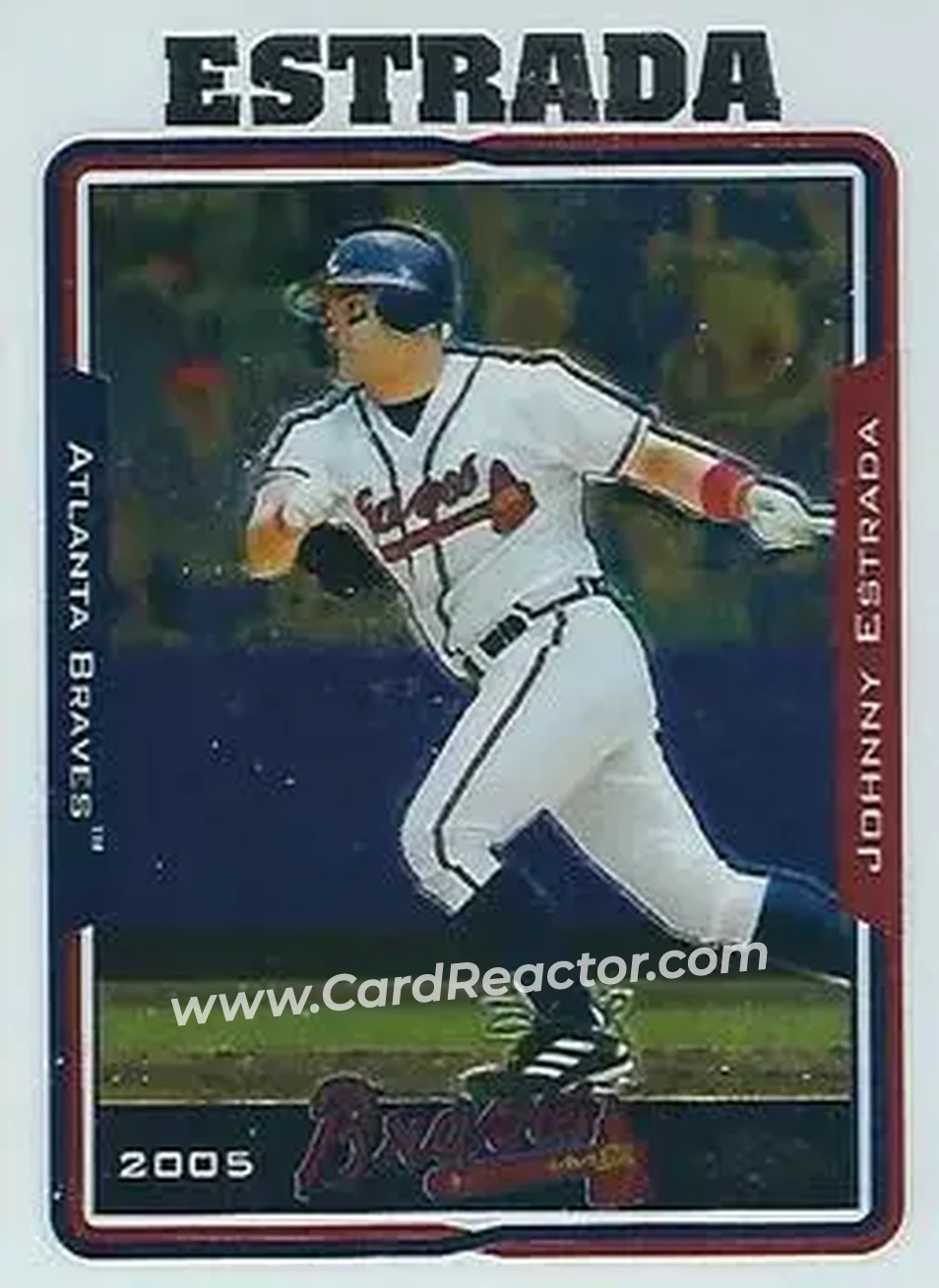 2005 Topps Chrome #6 - Johnny Estrada - Atlanta Braves - Front