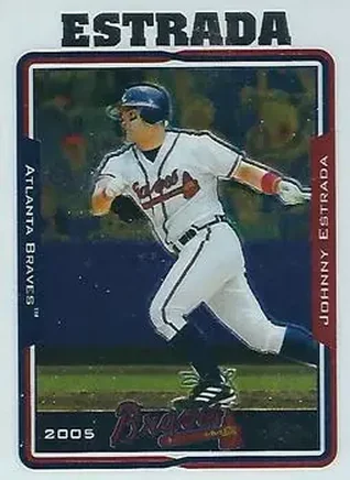 2005 Topps Chrome #6 - Johnny Estrada - Atlanta Braves