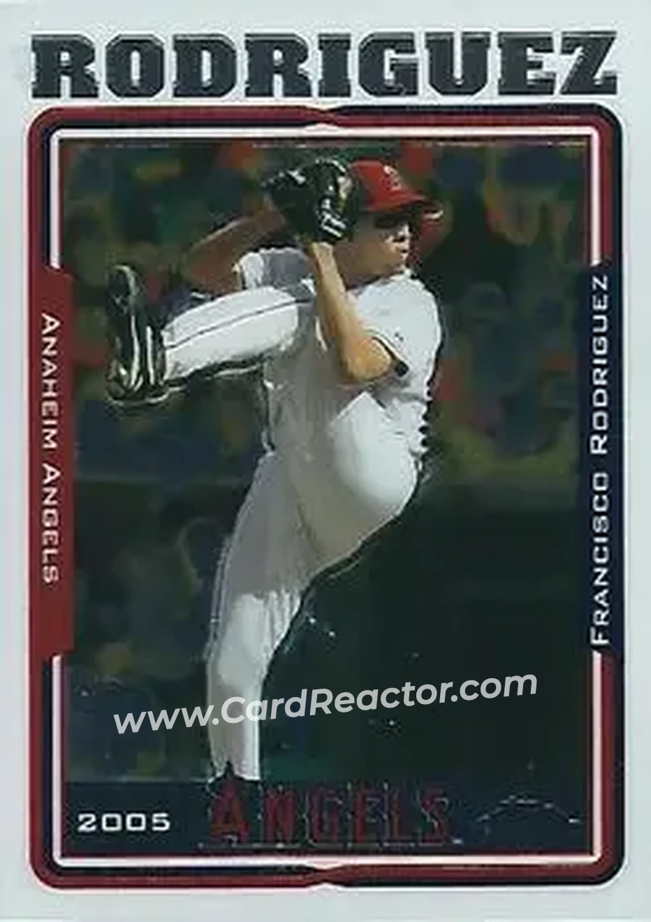 2005 Topps Chrome #8 - Francisco Rodriguez - Los Angeles Angels - Front 2005 Topps Chrome #8 - Francisco Rodriguez - Los Angeles Angels - Front