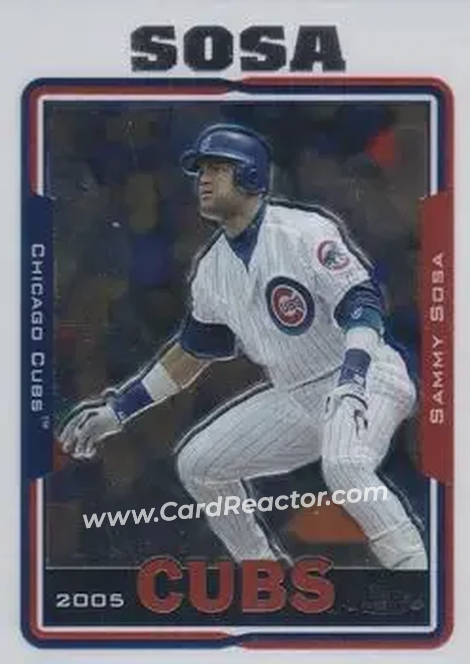 2005 Topps Chrome #10 - Sammy Sosa - Chicago Cubs - Front