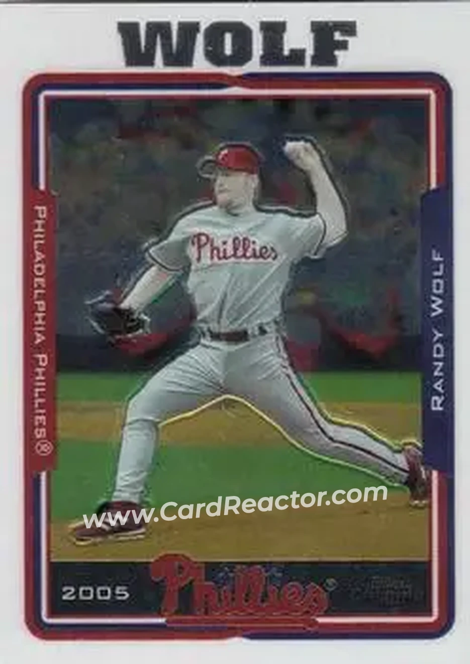 2005 Topps Chrome #11 - Randy Wolf - Philadelphia Phillies - Front