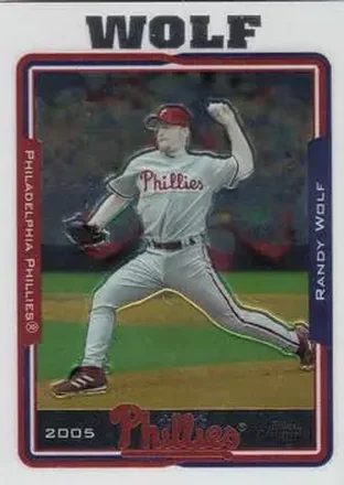 2005 Topps Chrome #11 - Randy Wolf - Philadelphia Phillies