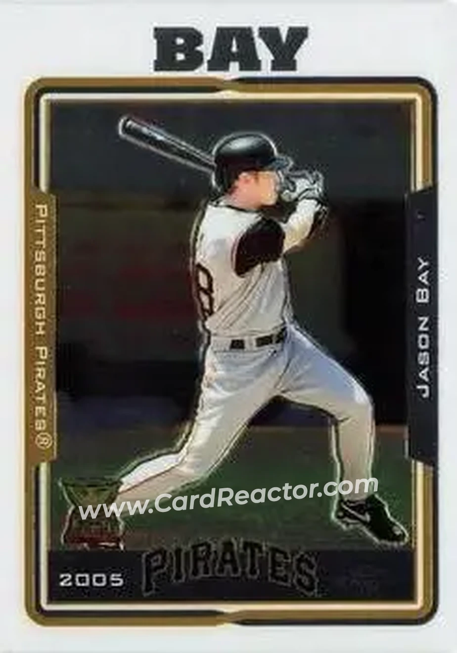 2005 Topps Chrome #12 - Jason Bay - Pittsburgh Pirates - Front