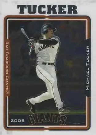 2005 Topps Chrome #14 - Michael Tucker - San Francisco Giants