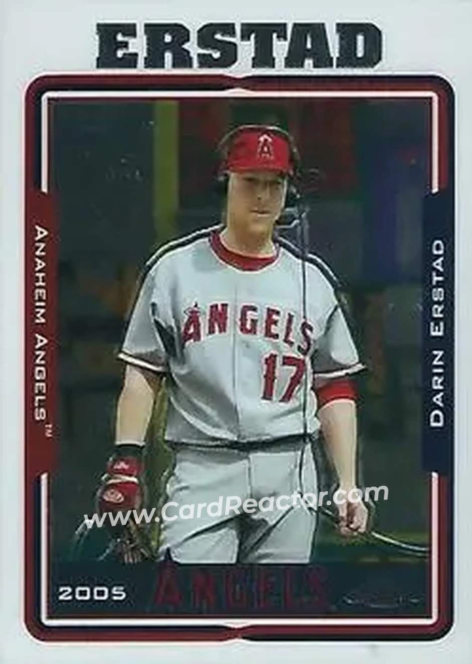 2005 Topps Chrome #21 - Darin Erstad - Los Angeles Angels - Front