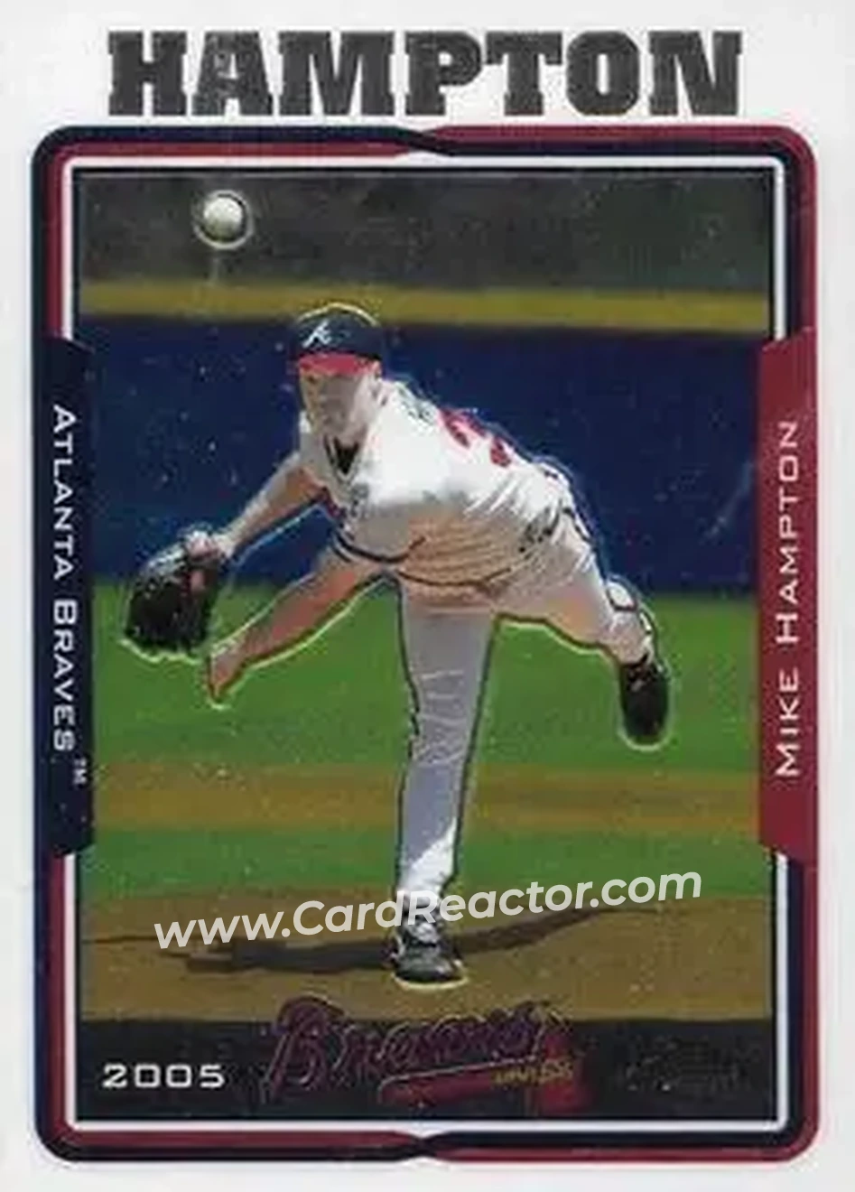 2005 Topps Chrome #23 - Mike Hampton - Atlanta Braves - Front