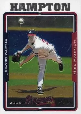 2005 Topps Chrome #23 - Mike Hampton - Atlanta Braves