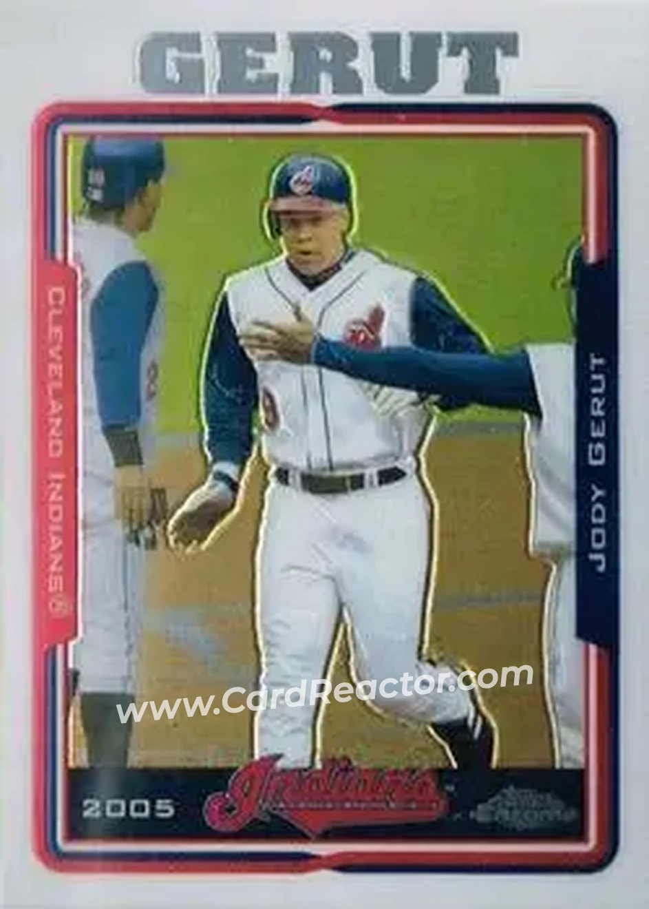 2005 Topps Chrome #27 - Jody Gerut - Cleveland Indians - Front