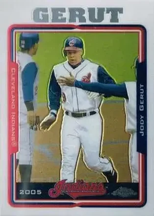 2005 Topps Chrome #27 - Jody Gerut - Cleveland Indians