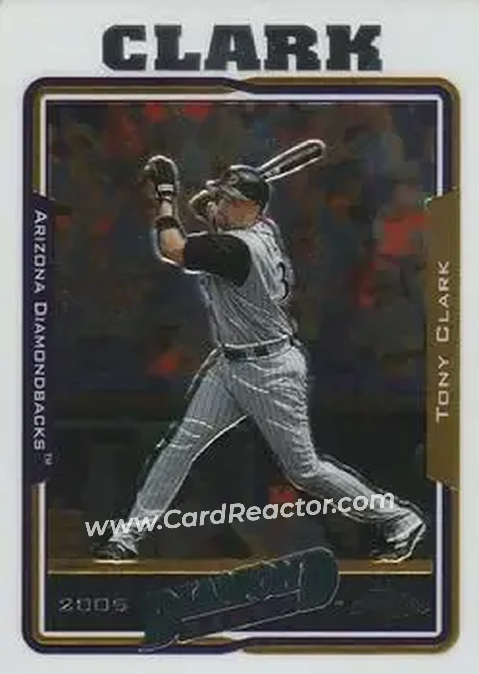 2005 Topps Chrome Updates & Highlights #UH3 - Tony Clark - Arizona Diamondbacks - Front