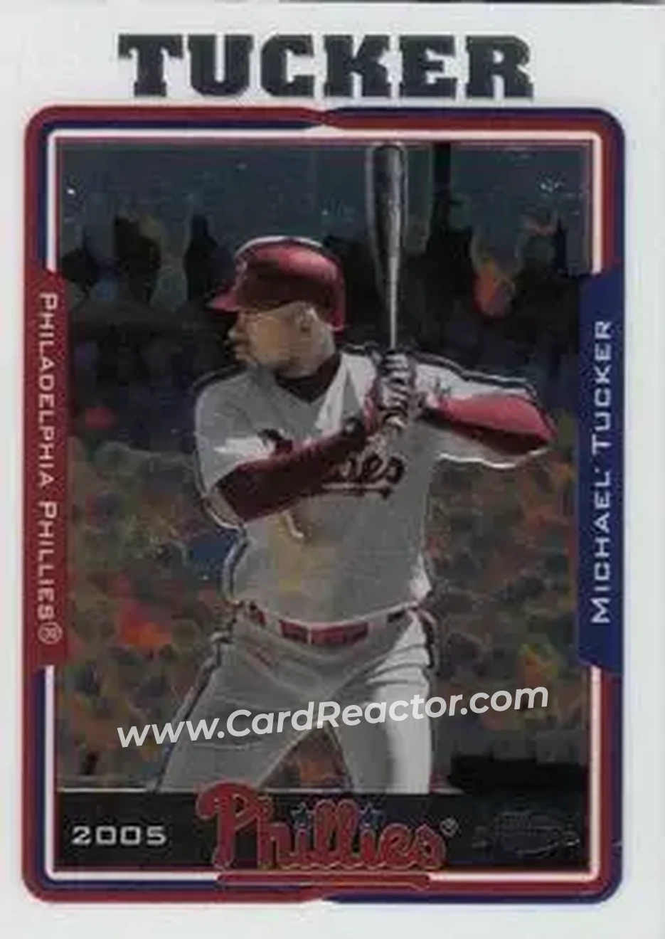 2005 Topps Chrome Updates & Highlights #UH4 - Michael Tucker - Philadelphia Phillies - Front
