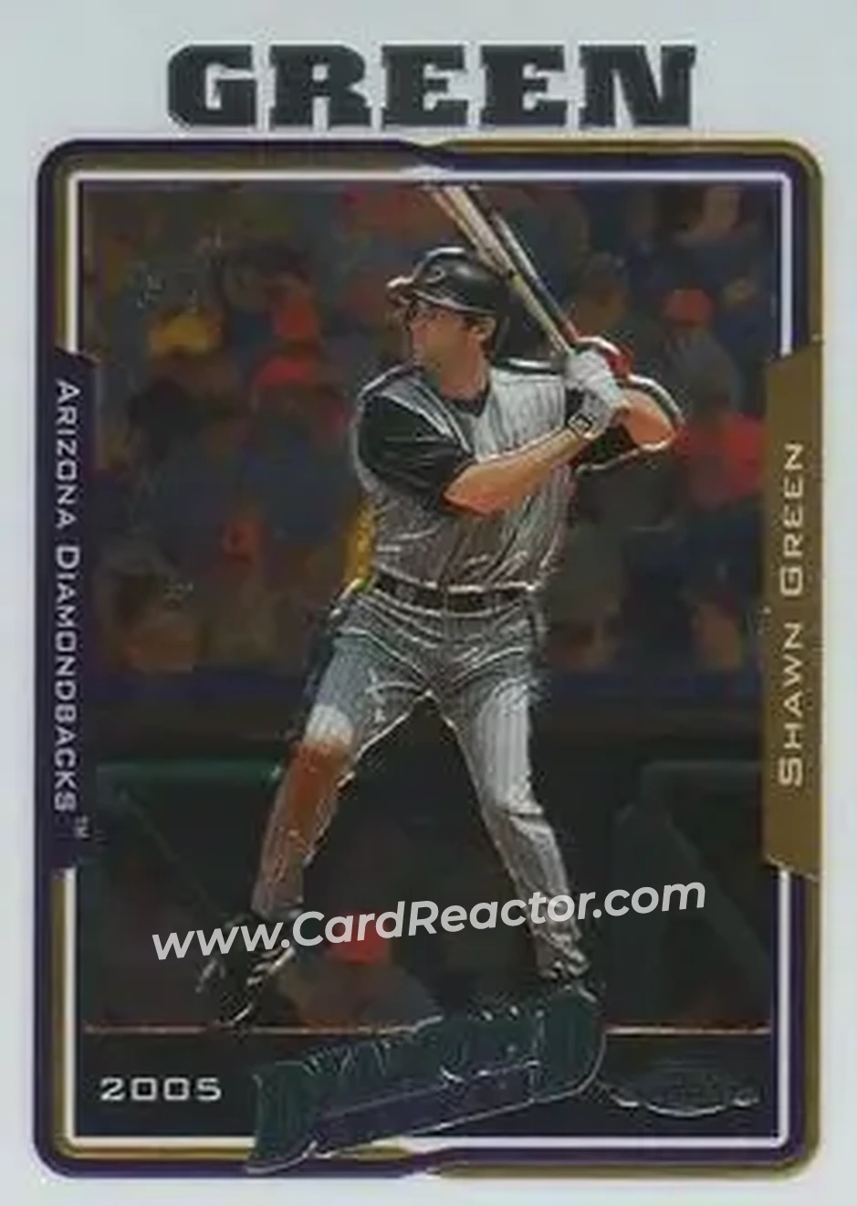 2005 Topps Chrome Updates & Highlights #UH10 - Shawn Green - Arizona Diamondbacks - Front
