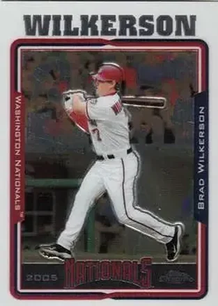 2005 Topps Chrome Updates & Highlights #UH13 - Brad Wilkerson - Washington Nationals
