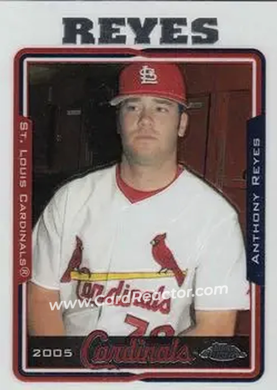 2005 Topps Chrome Updates & Highlights #UH14 - Anthony Reyes - St. Louis Cardinals - Front 2005 Topps Chrome Updates & Highlights #UH14 - Anthony Reyes - St. Louis Cardinals - Front
