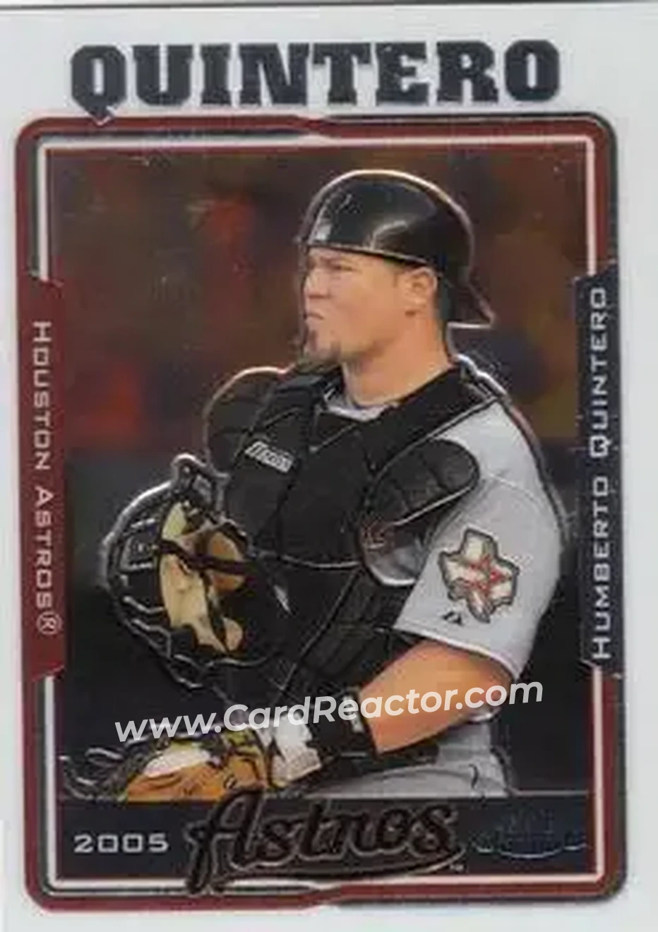 2005 Topps Chrome Updates & Highlights #UH17 - Humberto Quintero - Houston Astros - Front