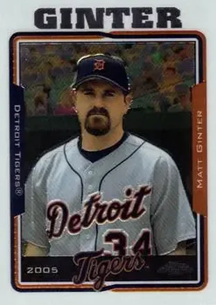 2005 Topps Chrome Updates & Highlights #UH18 Matt Ginter