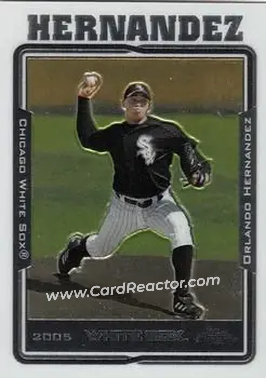 2005 Topps Chrome Updates & Highlights #UH21 - Orlando Hernandez - Chicago White Sox - Front