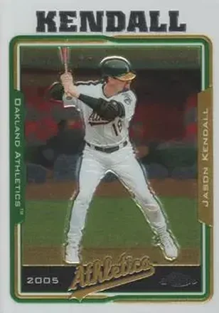 2005 Topps Chrome Updates & Highlights #UH29 - Jason Kendall - Oakland Athletics