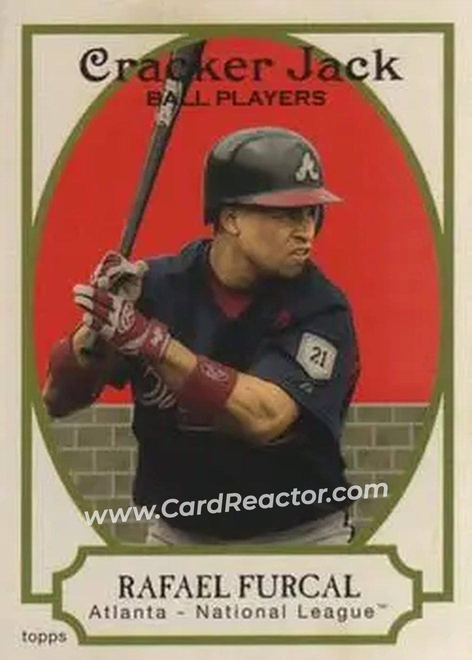 2005 Topps Cracker Jack #2 - Rafael Furcal - Atlanta Braves - Front 2005 Topps Cracker Jack #2 - Rafael Furcal - Atlanta Braves - Front
