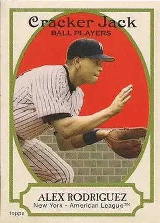 2005 Topps Cracker Jack #3b - Alex Rodriguez - New York Yankees
