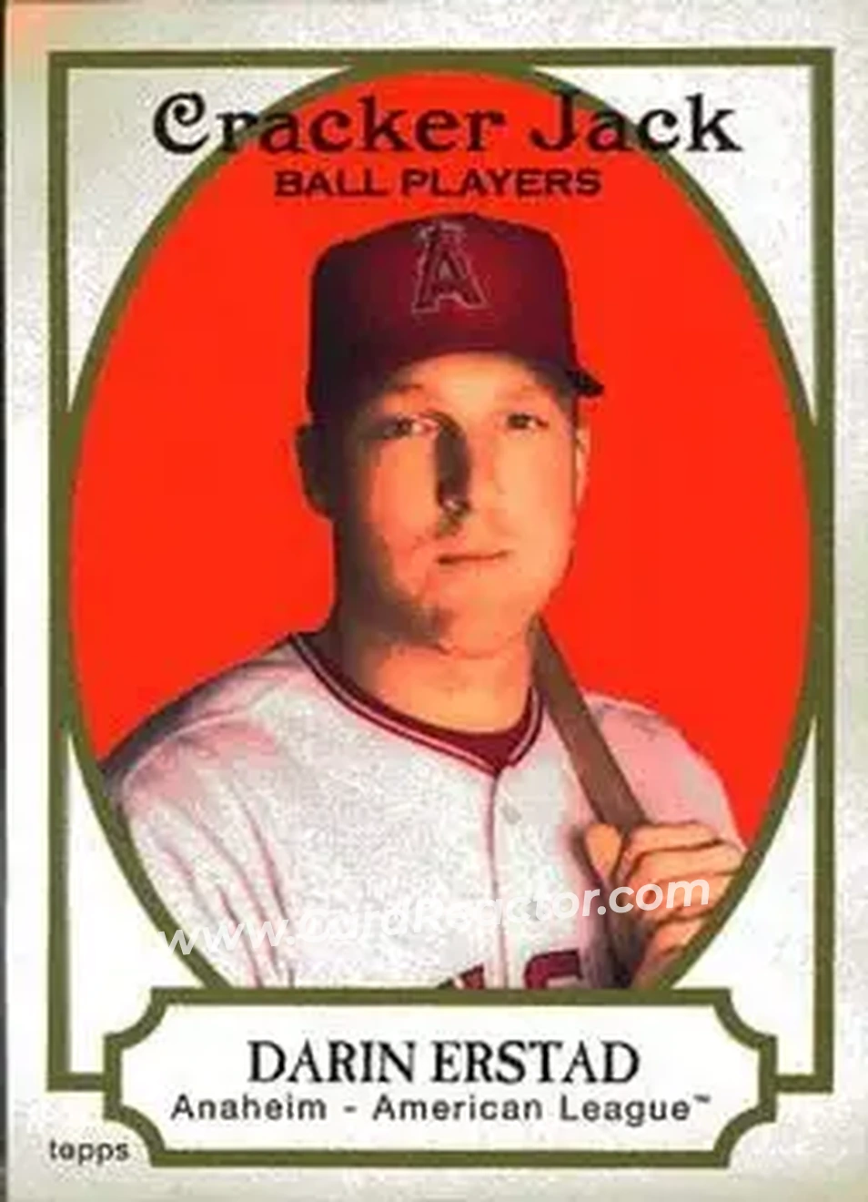2005 Topps Cracker Jack #8 - Darin Erstad - Anaheim Angels - Front 2005 Topps Cracker Jack #8 - Darin Erstad - Anaheim Angels - Front