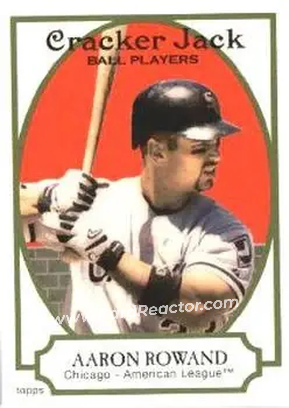 2005 Topps Cracker Jack #11 - Aaron Rowand - Chicago White Sox - Front 2005 Topps Cracker Jack #11 - Aaron Rowand - Chicago White Sox - Front