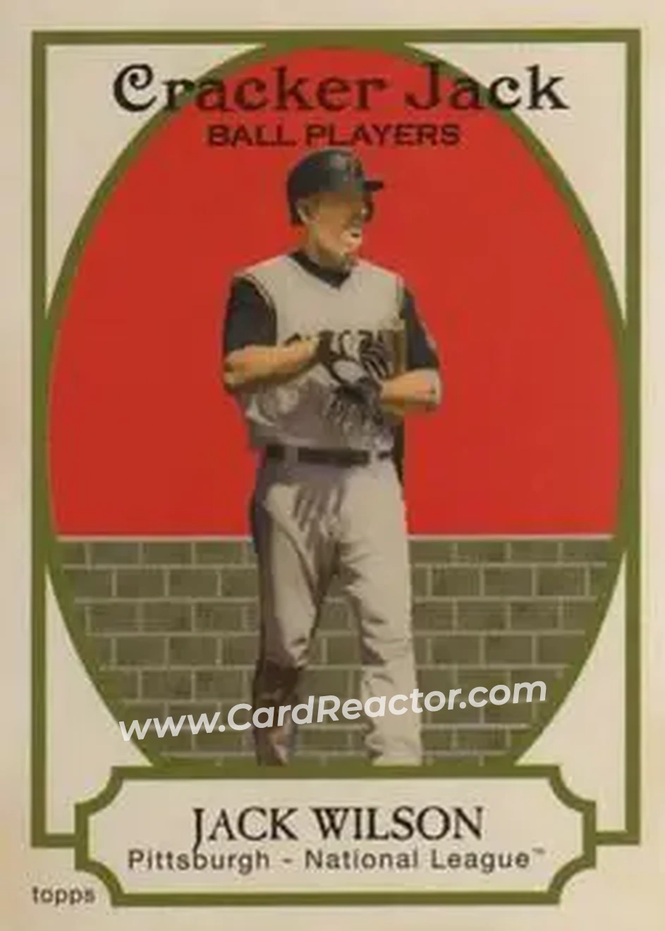 2005 Topps Cracker Jack #15 - Jack Wilson - Pittsburgh Pirates - Front 2005 Topps Cracker Jack #15 - Jack Wilson - Pittsburgh Pirates - Front