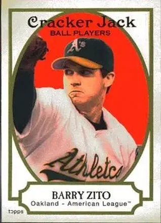 2005 Topps Cracker Jack #18 - Barry Zito - Oakland Athletics