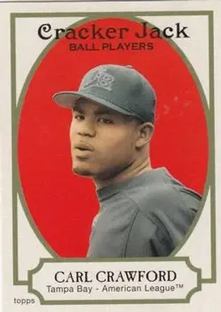 2005 Topps Cracker Jack #21 - Carl Crawford - Tampa Bay Devil Rays