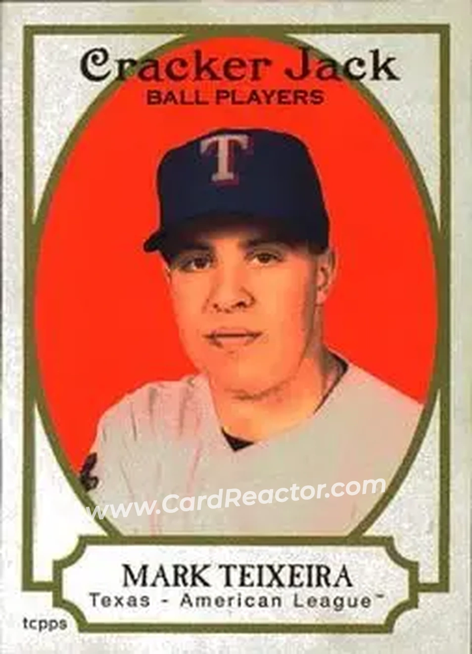 2005 Topps Cracker Jack #22 - Mark Teixeira - Texas Rangers - Front 2005 Topps Cracker Jack #22 - Mark Teixeira - Texas Rangers - Front